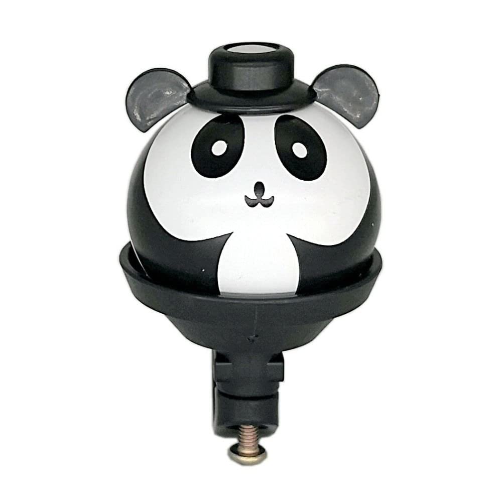 Kids Bicycle Bells, Personality Cut Cartoon Panda High Decibel Cycling Bells Loud Crisp Clear Sound Bicycle Bell Children Bike Bell Riding Accessories