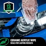 Turtle Wax Car Headlight Restoration Kit - Removes Oxidation & Renews Yellowing Headlights - Includes Precision Polishing Pad, Headlight Lens Repair & Renew Compound & 2 Ceramic Acrylic Sealing Wipes - Image 6