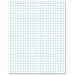 Ampad Quadrille Pads, Quadrille Rule (4 sq/in), 50 White (Heavyweight 20 lb Bond) 8.5 x 11 Sheets