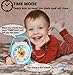 Linksandt Learning Clock, Learn to Tell Time Clock for Kids & Toddlers Ages 3, 4, 5, 6 Years Old, Educational Teaching Clock Toy with Quiz and Music Sleep Mode, Boy Girl Birthday Present