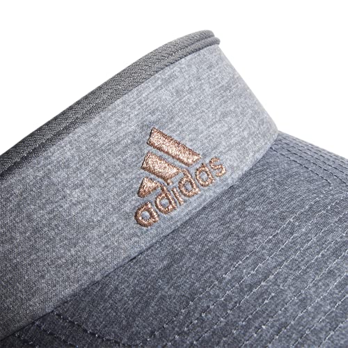 Adidas Womens Match Visor, Jersey Onix Grey/Rose Gold, One Size Us #TOP2