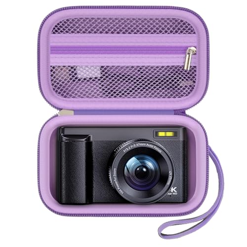 Funda rígida para cámara digital color púrpura miniatura 1