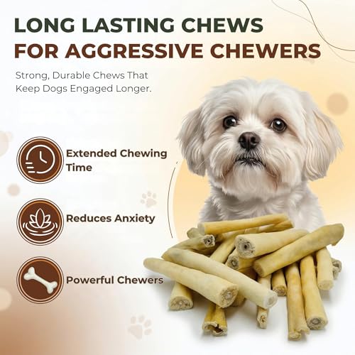 Image of Tail Delights Dog Treat and Dog Food, Single Source Protein, Low Fat, 100% Natural & Rawhide Free Dog chew Sticks, Ideal for Puppies and Small Dogs | 25 Pack (3-Inch)