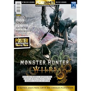 Capa do livro Monster Hunter Wilds - Superpôster PlayGames