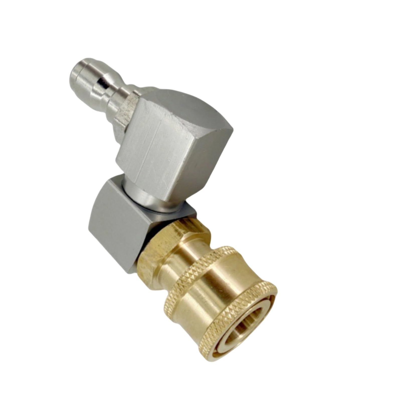 WEILWH 360 Degree Rotating High Pressure Quick Connection Nozzle For Water Hose With 1/4 Inch Fast Release Fitting Metal Constr