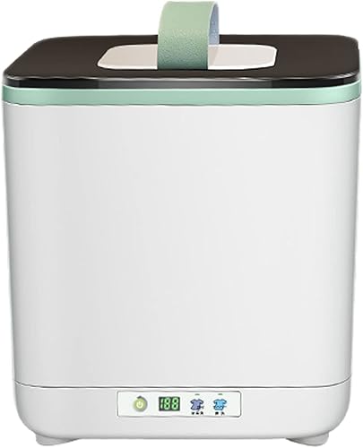Mini lavadora, 15W vibración de luz azul clasificación portátil limpieza pequeña lavadora, 4.4 lbs adecuado para ropa interior, calcetines