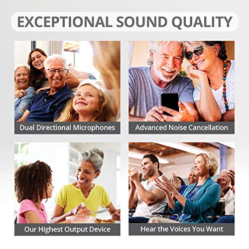 Otofonix Encore Hearing Amplifier For Seniors & Adults, Dual Directional Microphones For Noise Canceling, Battery Powered, Usa Phone Support (Pair, Beige) #TOP3