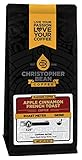 Christopher Bean Coffee Apple Cinnamon French Toast Whole Bean Coffee, 12 Ounce