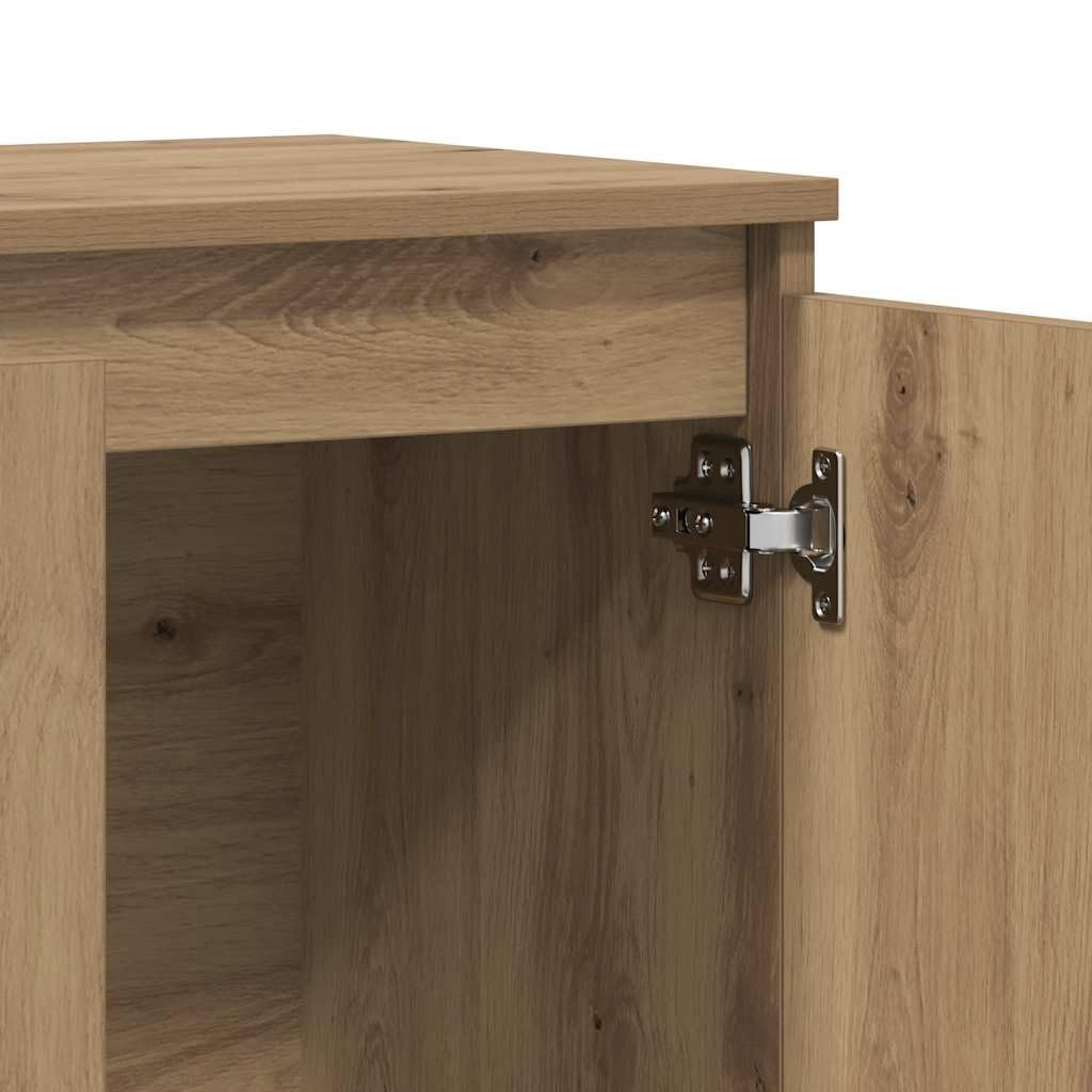 Refined Aparador de Madera de ingeniería Roble Artisan 102x35x70 cm