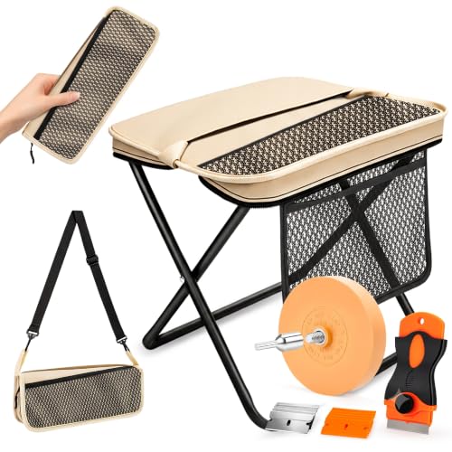 Image of Foldable Backpack Stool with Decal Remover