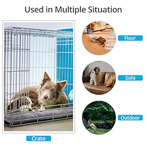 Dog-Beds-Crate-Pad-for-MediumLarge-Dogs-Fit-MetalUltra-Soft-Washable-Anti-Slip-Kennel-Pad-for-Dogs-Cozy-Sleeping-MatGray-36inch - Cucciolini Doodles   Dog-Beds-Crate-Pad-for-MediumLarge-Dogs-Fit-MetalUltra-Soft-Washable-Anti-Slip-Kennel-Pad-for-Dogs-Cozy-Sleeping-MatGray-36inch