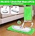 4Pcs Reusable Microfiber Mop Pads, Reusable Microfiber Mop Pads for Swiffer Sweeper Wet & Dry Cleaning Cloths, Ideal for Household Floors, Easy to Install & Use, Fits Most Standard Mops