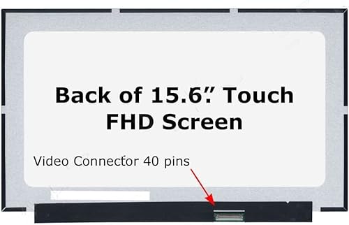 Miniatura 4 de NV156FHM-T06 NV156FHM T06 - Laptop de repuesto de 40 pines LED LCD pantalla táctil digitalizador