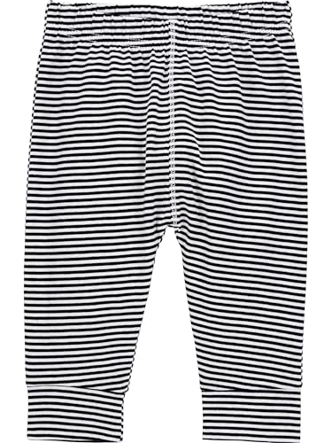 image for Simple Joys by Carter's Baby Cotton Pants, Pack of 4, Black Mini Strip