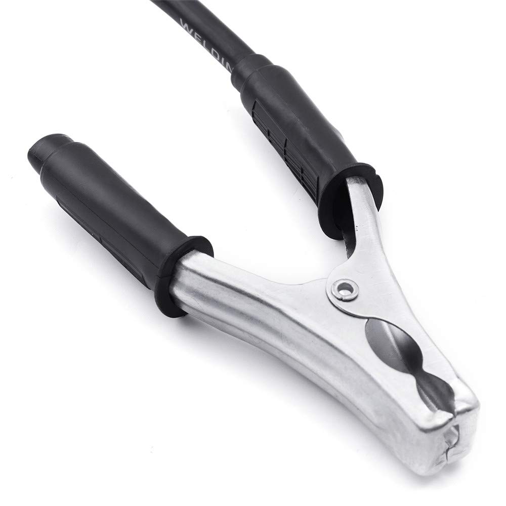 FEVERWORK 300 A spawanie gruntowe zacisk zacisk zestaw do spawania MIG TIG ARC kabel 1,5 m 10-25 wtyczka