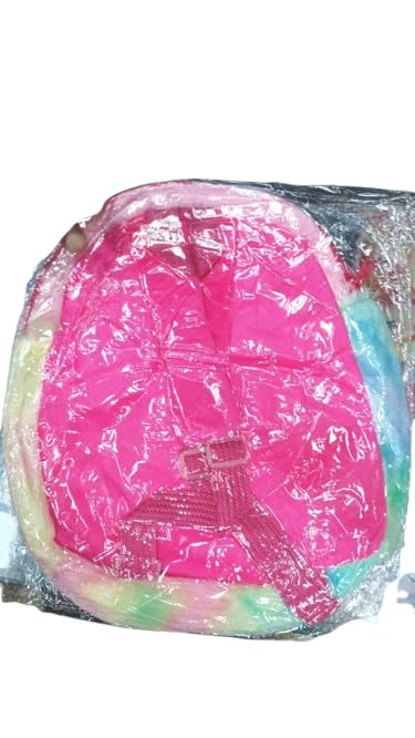 Image of Small Soft Plush Backpack for Kids | Cartoon Animal Toddler Nursery Bag | School Shoulder Pack for Baby Girls | Lightweight Cute Preschool Daycare Travel Packing | Birthday Gift (1 Pc)