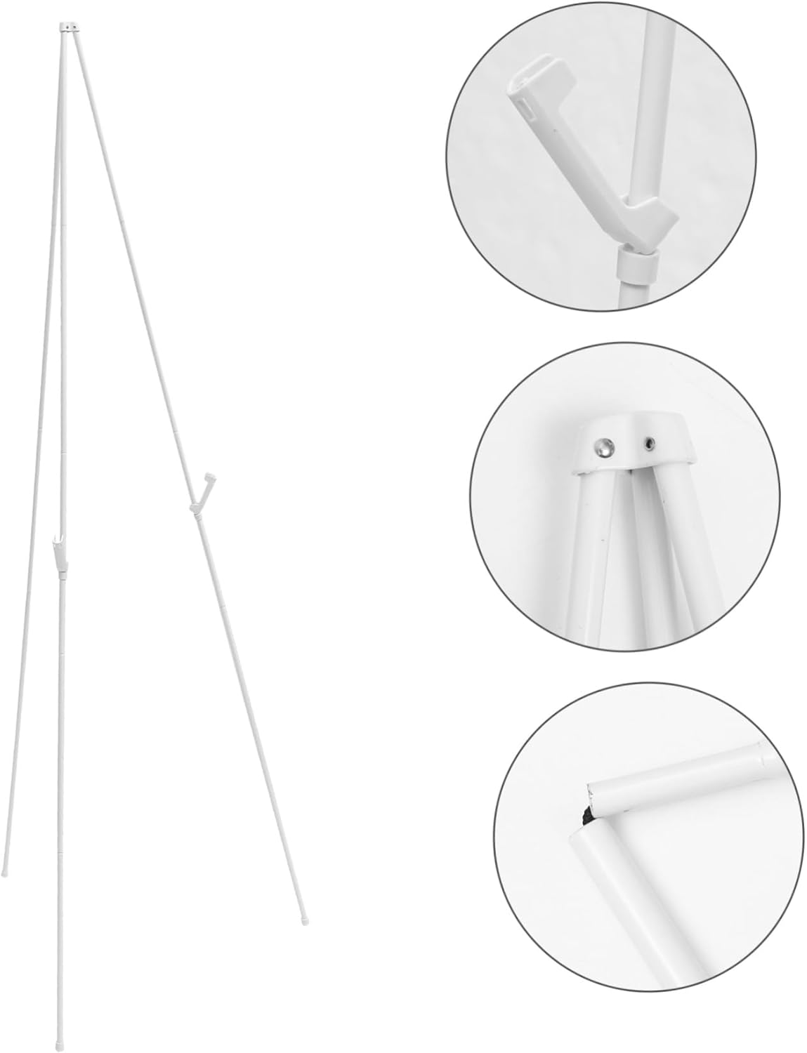 Foldable Art Display Easel Stand for Painting Pictures and Signage Lightweight Tripod Design for Easy Outdoor Use and Transport
