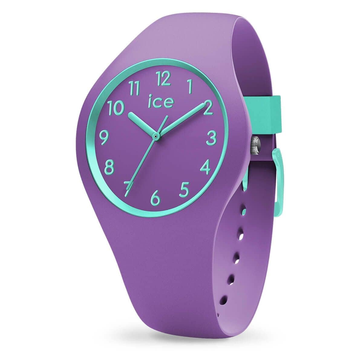 Ice-Watch - ICE ola kids Mermaid - Fioletowy zegarek dziewczęcy z silikonowym paskiem - 014432 (Small)