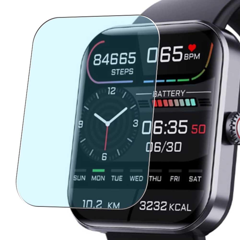 [3 Pack] Synvy Anti Blue Light Screen Protector, compatible with Tiomio HAMOMER BNGXR Yeegfey F57l 1.91" Smart Watch smartwatch Guard Skin [ Not Tempered Glass Protectors ]