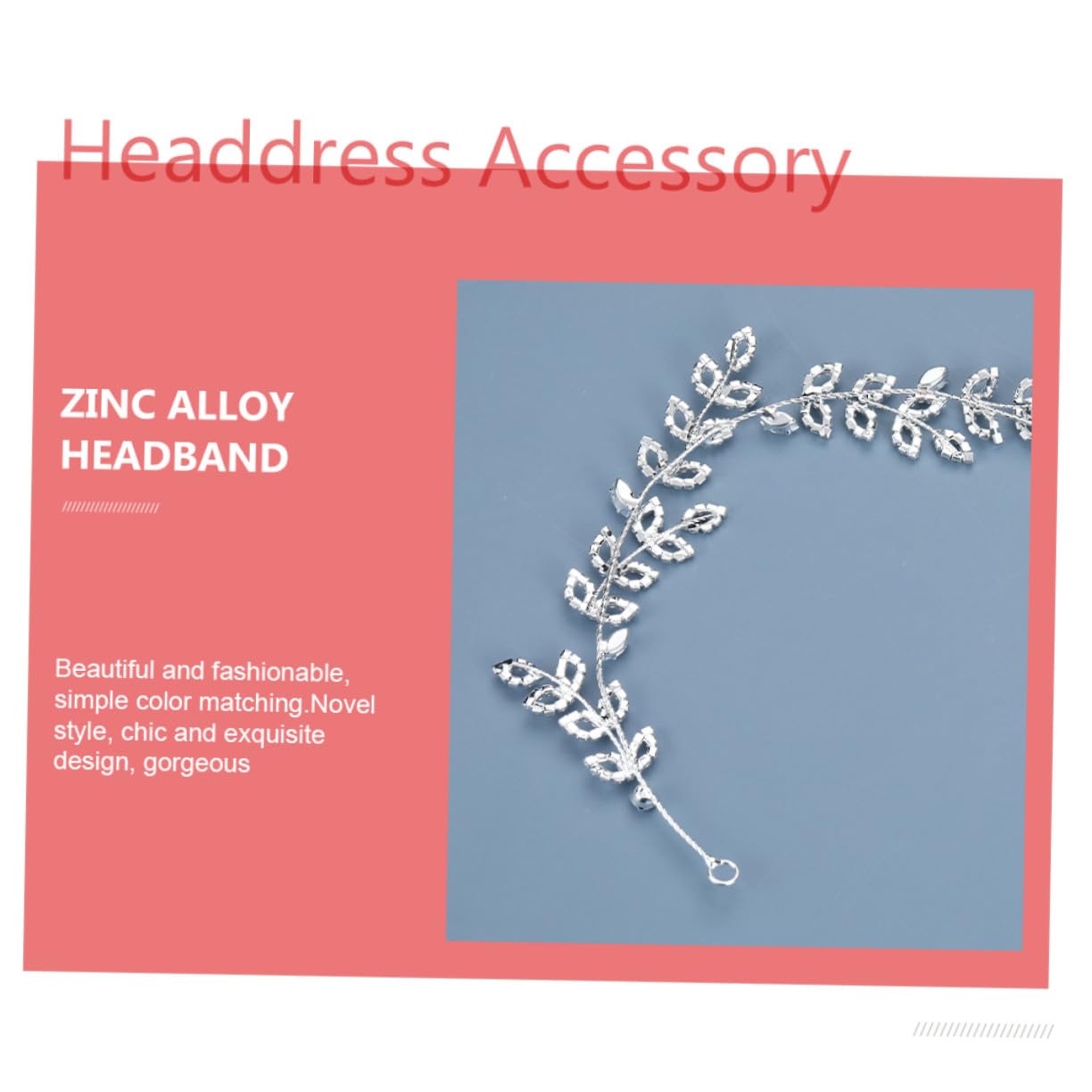 VICASKY 5 Pezzi Cerchietto Sposa in e Accessorio Decorativo per Stile e Raffinato per per Matrimoni e Feste