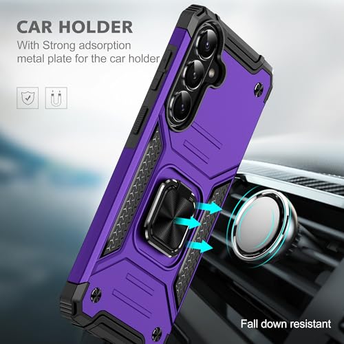 Coque Samsung Galaxy S26 5G Asuwish avec verre trempé et anneau de support mince SM-S942U - 3