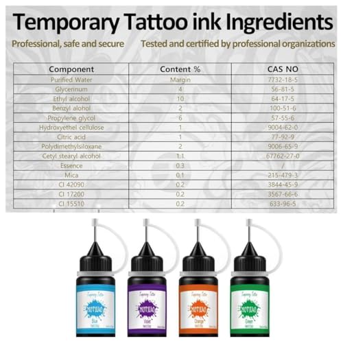 Motjiao WS-08 Temporary Tattoo Kit/Waterproof Lasting thumb #6