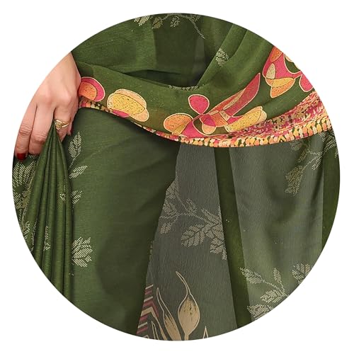 Image of MIRCHI FASHION Saree for Woman Chiffon Tie Dye Printed | Lightweight Daily Wear Women's Sari with Unstitched Blouse Piece (Available in 10 Colors)