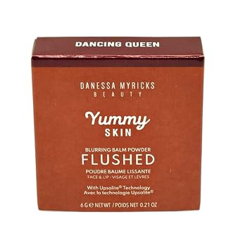 Danessa Myricks Beauty Yummy Skin Blurring Balm Powder Flushed - Matte Color for Cheek & Lip Dancing Queen