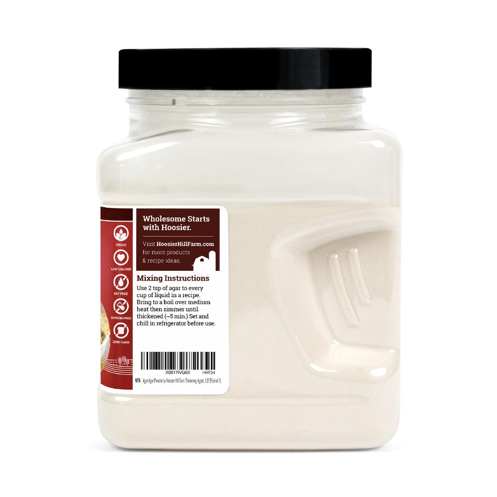Snapklik.com : Hoosier Hill Farm Agar Agar Powder, 1LB