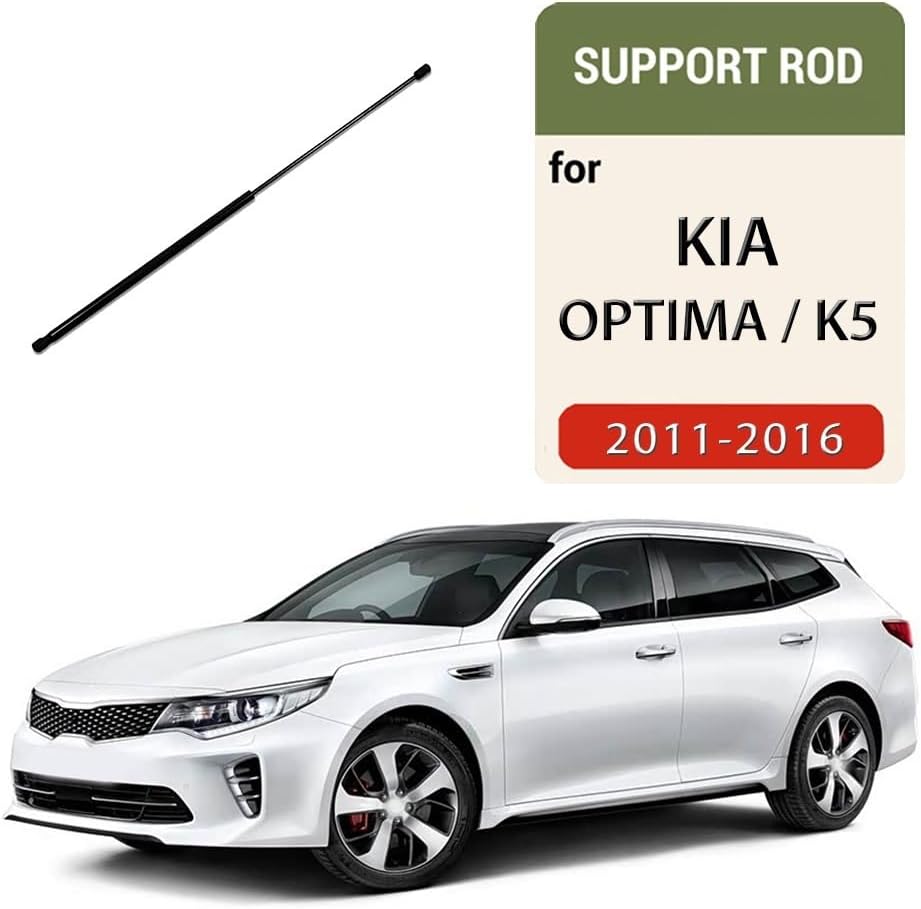 Car-Styling Refit Bonnet Hood Gas Shock Lift Strut Bars Support Rod Accessories Compatible With KIA K5/optima 2011-2015(Piano Black)
