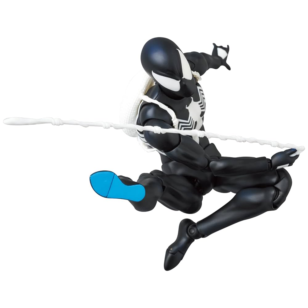 MEDICOM TOY MAFEX No.168 Spider-Man Black Costume Comic Ver