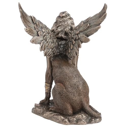 Estatua Veronese Design esfinge griega estilo antiguo miniatura 7
