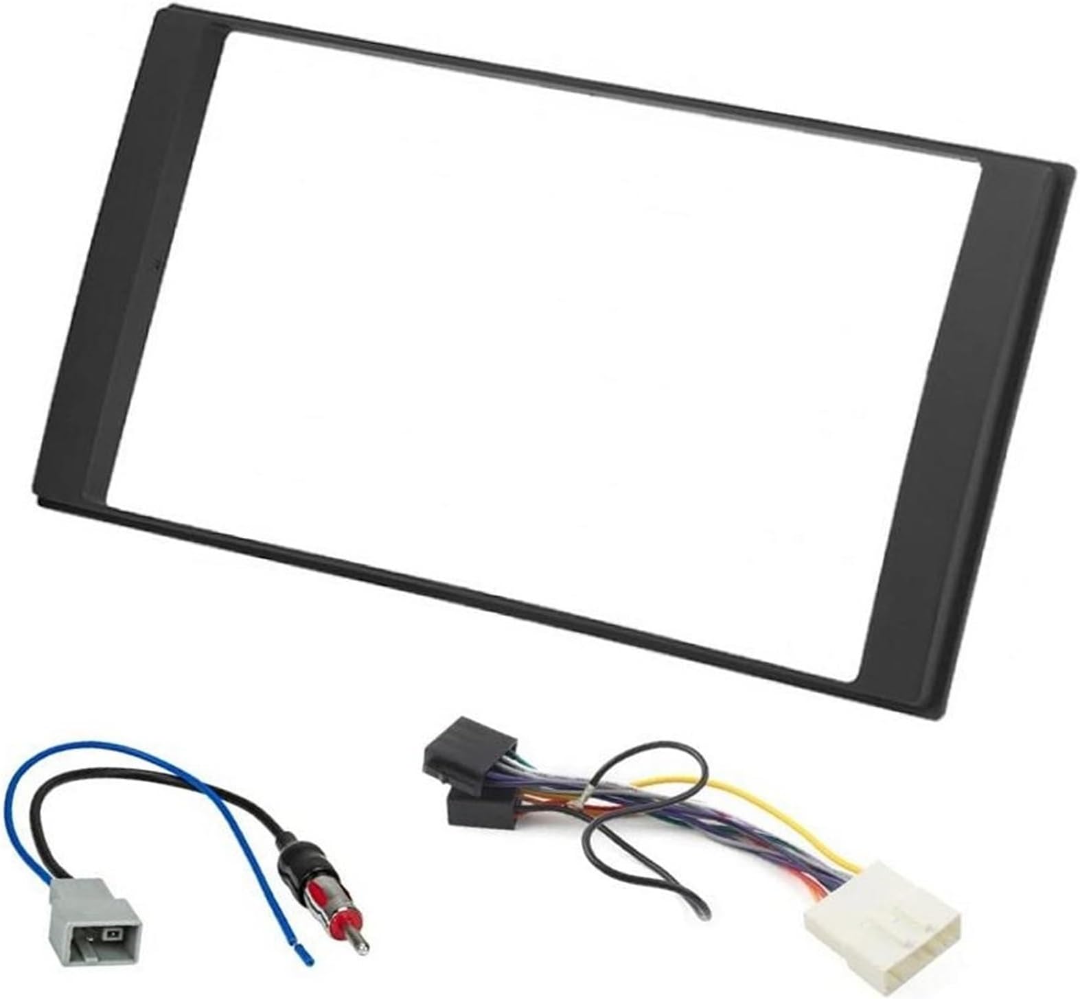 Double DIN Car Radio Frame Installation Kit, 2 DIN Front Panel Frame Stereo, for Micra, Note, Almera, Juke, Versa Car Radio Dashboard Panel