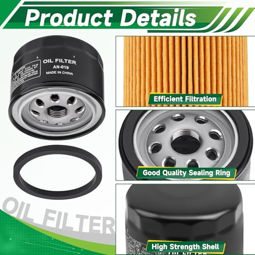 Image of 49065-0721 Oil Filter 49065-7007 Compatible with Kawasaki FR691V FR651V FR730V FX600V FX691V FX730V FS730 FS730V FS600V FS691V FS651V Engine,12 050 01 1205001-s AM125424 km-49065-0721(10 PCS)
