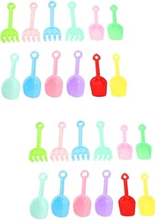 Totority 24 Peças Brinquedos De Praia Para Crianças Brinquedos De Banho Para Crianças Pás De Areia Para Crianças Brinquedos Para Crianças Peneira De Areia Baldes E Pás De Praia Pás De