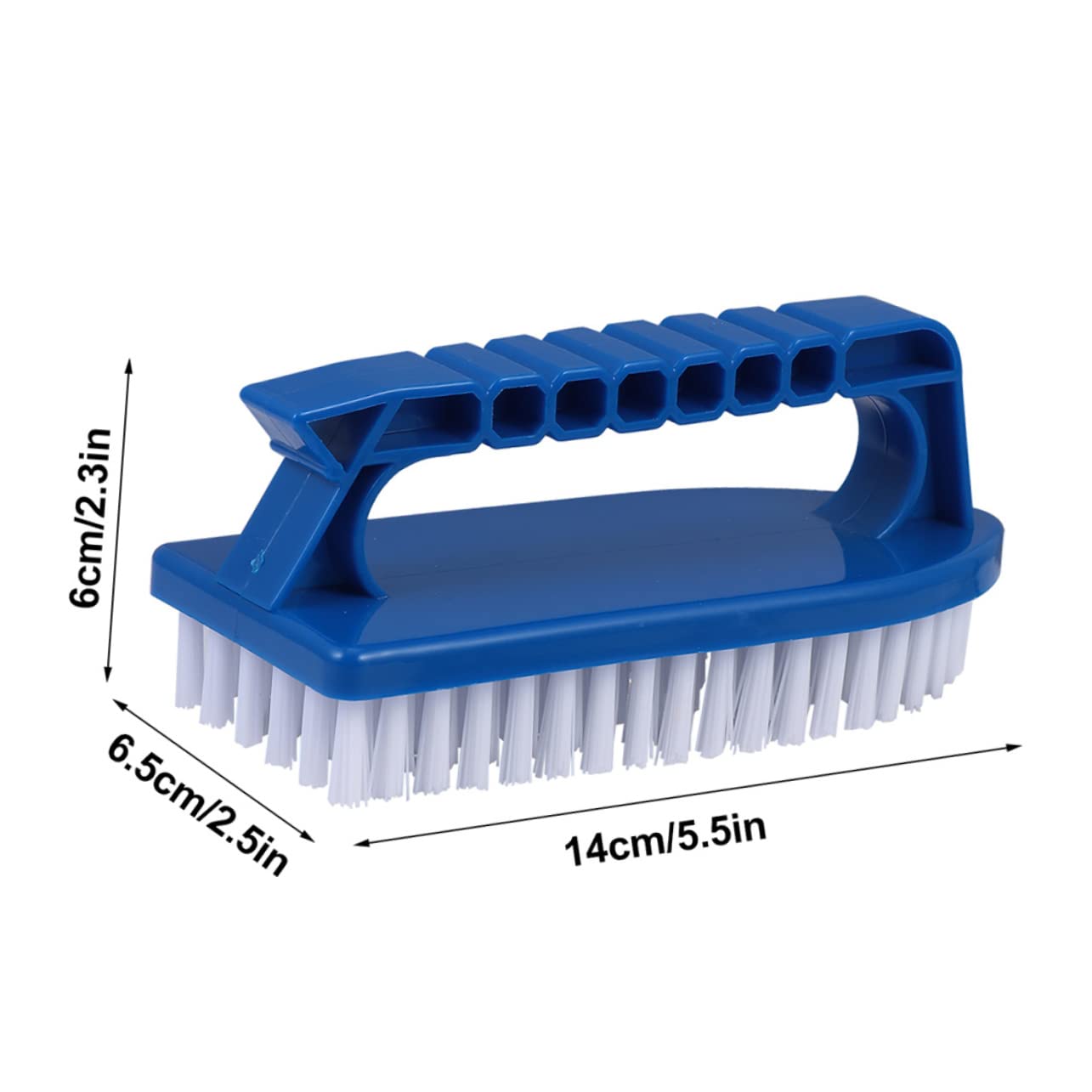 ROMISBABA Pool Wall Cleaning Brush 2pcs Multi Purpose Scrub Brush for Tile Grout Bathroom Kitchen Easy to Use
