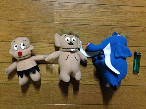 昭和レトロ。始め人間貯金箱。懐かしい ギャートルズ父ちゃん ゴン ドテチン 3058] はじめ人間ギャートルズ セル / ドテチン/ゴン/母ちゃん