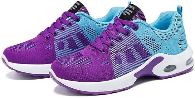 Baskets Confort Orthopédique Pour Femme - Style Ville Décontracté - Semelle Caoutchouc - Cuir Végétalien