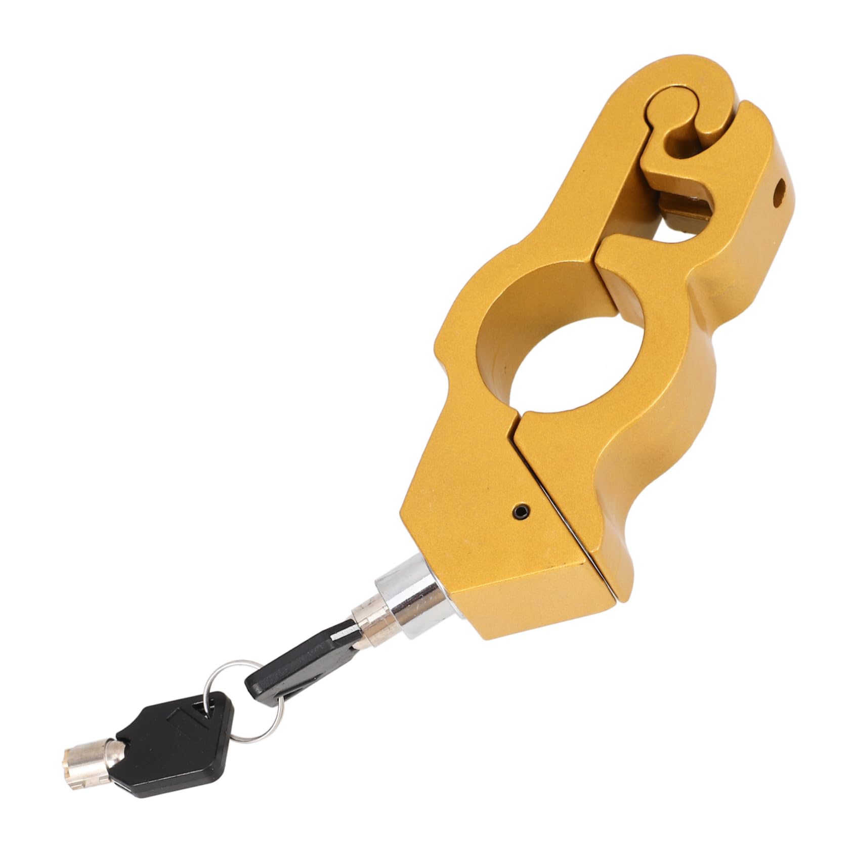 SOLUSTRE 4pièces Serrure De Guidon Pour Verrouillage Antivol Léger Et Compact Convient Plupart Des Freins De Installation Facile Et Sécurisée Accessoire Pratique Pour Motards