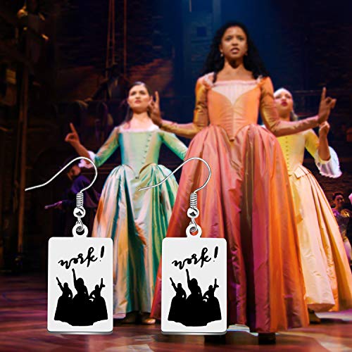 ENSIANTH TV Shows Inspired Gift Work! Earrings Musical Jewelry Musical Theatre Actor Actress Gifts Drama Theatre Gift3