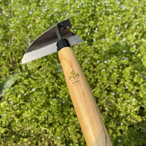 Herramienta de Jardín Hoja Curvada de 12 Pulgadas con Mango de Madera miniatura 5