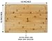 Bamboo Cutting Board Extra-Large 12