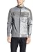Calvin Klein Men's Full Zip Fleece with Mesh Overlay and Large Logo Embroidery