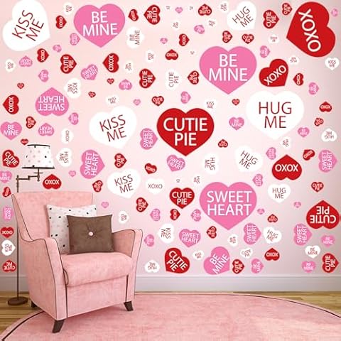 ReliThick Valentine's Day Wall Decals Cover