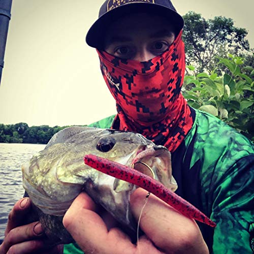 Image of BASSDASH UPF 50+ UV Sun Protection Neck Gaiter Fishing Mask Hunting Kayaking Hiking Cycling Ski Sports