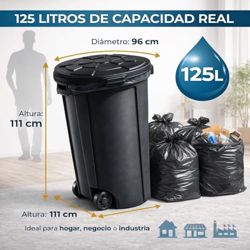 Consejos para Comprar Cubos de basura para exterior - 5 favoritos. 3 Imagen adicional