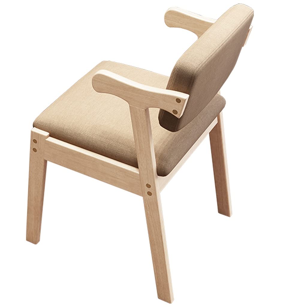 Chaise salle manger bois brut housse amovible lavable cuisine
