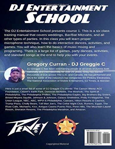 DJ Entertainment School Training Manual: Course 1 Weddings and Parties