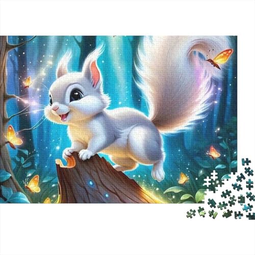 Rompecabezas de ardilla de 1000 piezas para adultos, puzzle de paisajes para hombres y mujeres