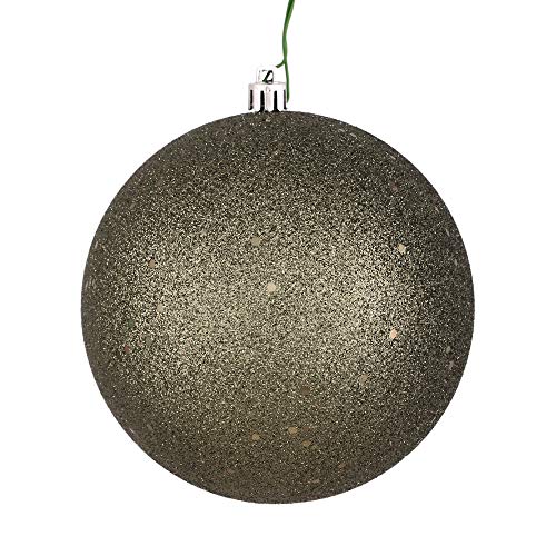 Vickerman 4" Wrought Iron Sequin Ball Ornament. Includes 6 Ornaments per Pack.